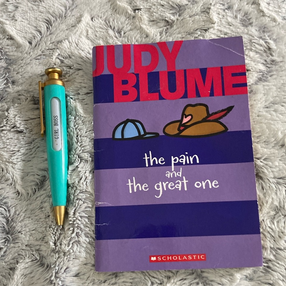 Judy Blume The pain and the great one book